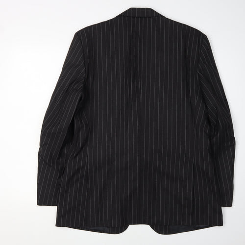 Austin Reed Men's Black Pinstripe Blazer - Size 42S