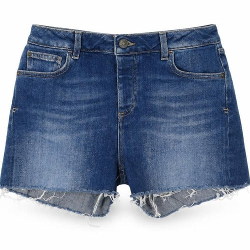 FatFace Women's Blue 8 Cut-Off Denim Shorts