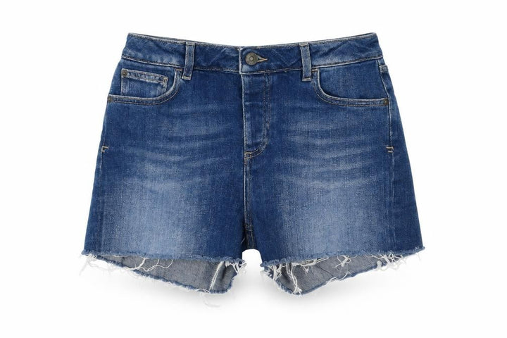 FatFace Women's Blue 8 Cut-Off Denim Shorts