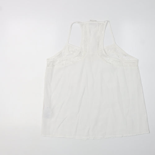 JDY Women's White Camisole Tank - Size 12, Polyester