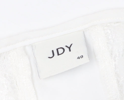 JDY Women's White Camisole Tank - Size 12, Polyester