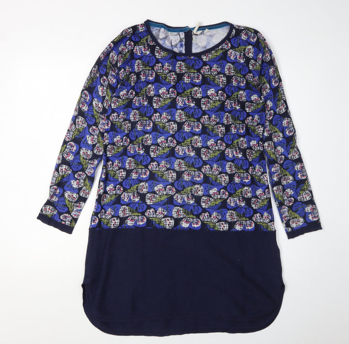 White Stuff Women’s Multicoloured Size 12 T-Shirt Dress