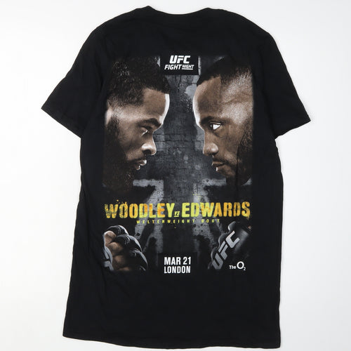 UFC Men's Black Sports T-Shirt - Size S