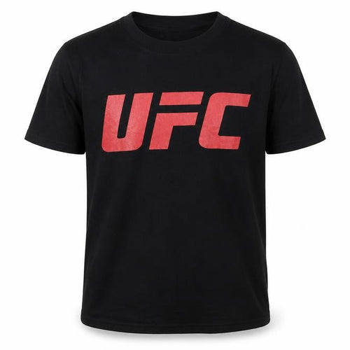 UFC Boys Black T-Shirt 7-8 Years Casual Style