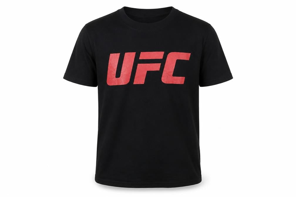 UFC Boys Black T-Shirt 7-8 Years Casual Style