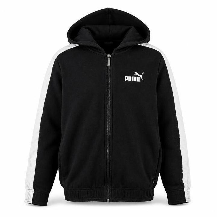 Puma Men's Black Full Zip Hoodie, Size S