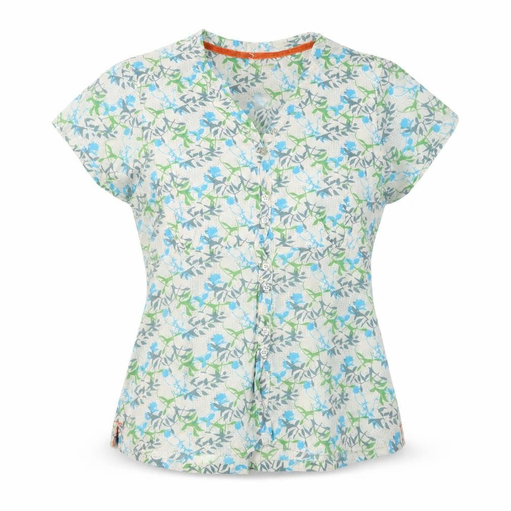 Front view of Regatta Women's Multicoloured Floral Button-Up Shirt