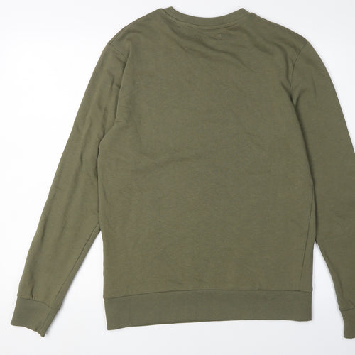 Jack & Jones Men's Green Crew Neck Sweatshirt S