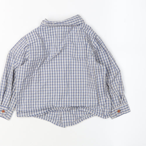 Jasper Conran Boys Blue Button-Up Shirt 12-18 Months