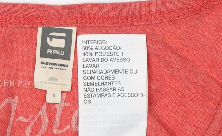 G-Star Red Tank Top S for Unisex Adults