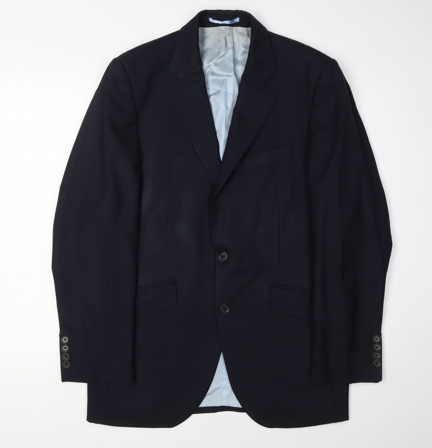 Charles Tyrwhitt Men's Blue Wool Blazer Size 38R