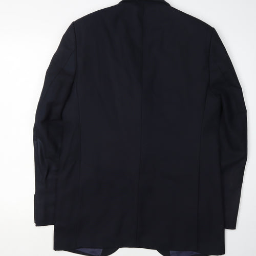 Charles Tyrwhitt Men's Blue Wool Blazer Size 38R