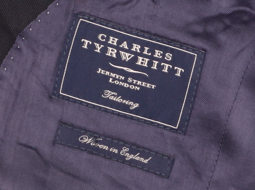 Charles Tyrwhitt Men's Blue Wool Blazer Size 38R