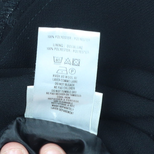 Eastex Women's Black A-Line Midi Skirt Size 14