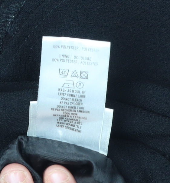 Eastex Women's Black A-Line Midi Skirt Size 14