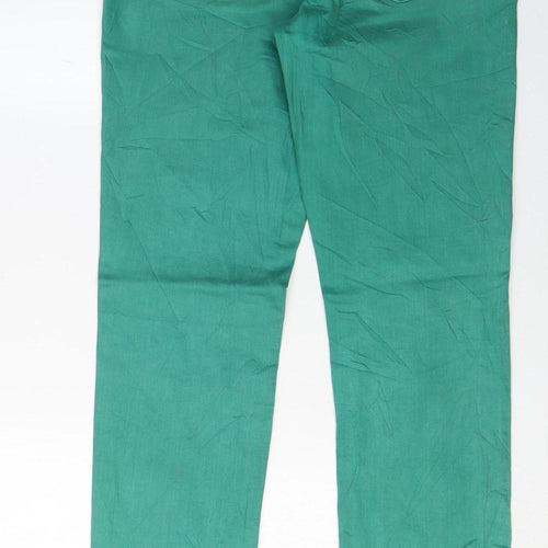 s.Oliver Women's Green Straight Jeans Size 38