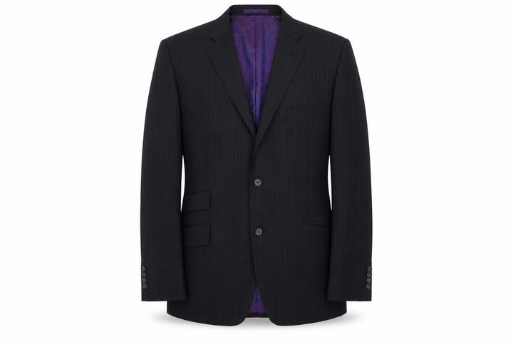Ted Baker Men's Blue Striped Blazer 42R Wool Formal