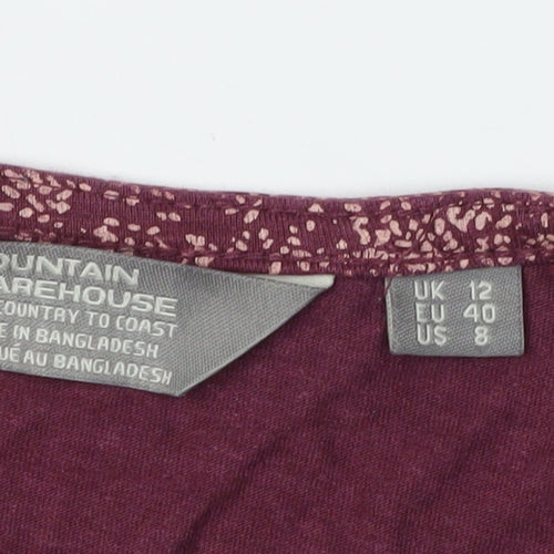 Mountain Warehouse Women's Purple Wrap Dress Size 12