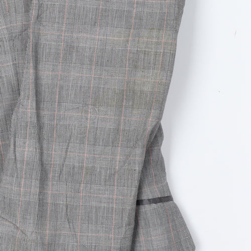 Ted Baker Men's Grey Check Blazer Size 3 - Stylish Elegance