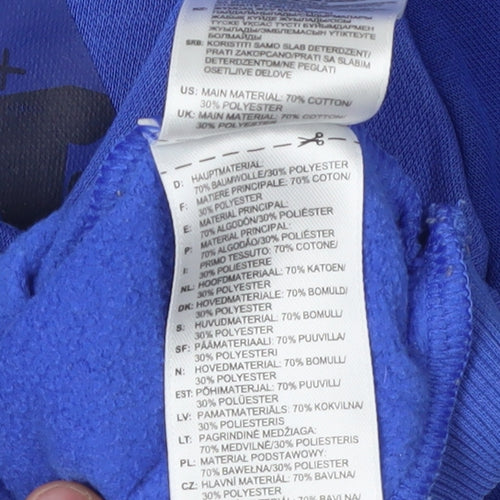 Adidas Unisex Baby Blue Sports Jumper Pullover 12-18 Months