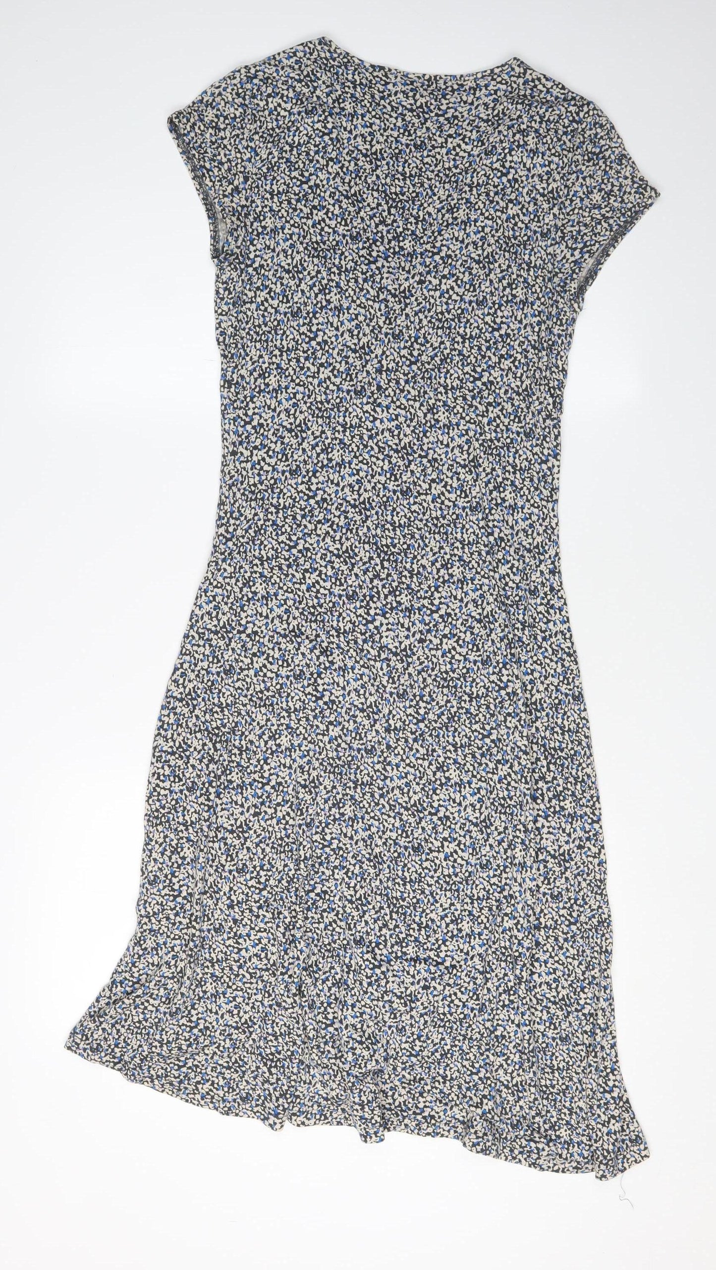 Jigsaw Women's Multicoloured Midi Shift Dress S