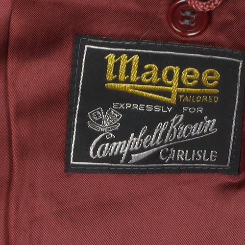 Magee Men's Blue Check Blazer, Size 42, Winter Classic