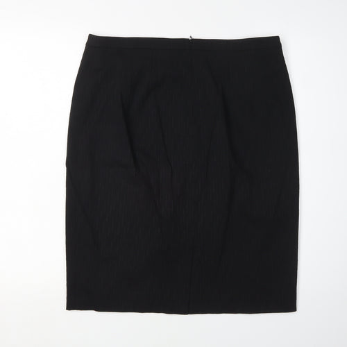 Jigsaw Women's Black Pencil Skirt, Size 14, Business Wear