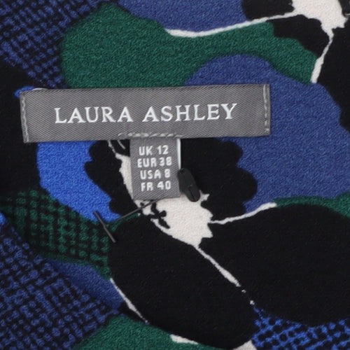 Laura Ashley Women's Multicoloured Floral Blouse Size 12