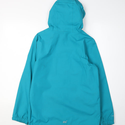 Regatta Men's Blue Hooded Waterproof Jacket 164