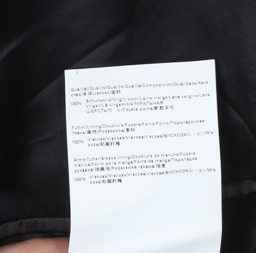 Hugo Boss Men's Grey Check Blazer Size 52 Regular