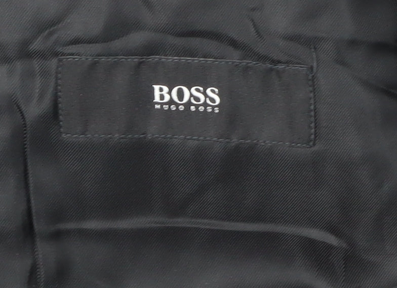 Hugo Boss Men's Black Wool Suit Jacket Size 50R