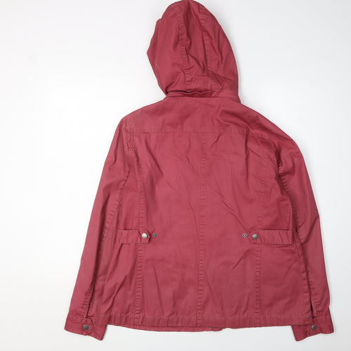 White Stuff Women’s Red Cotton Anorak Jacket Size 14
