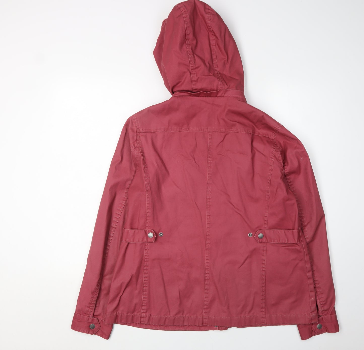 White Stuff Women’s Red Cotton Anorak Jacket Size 14
