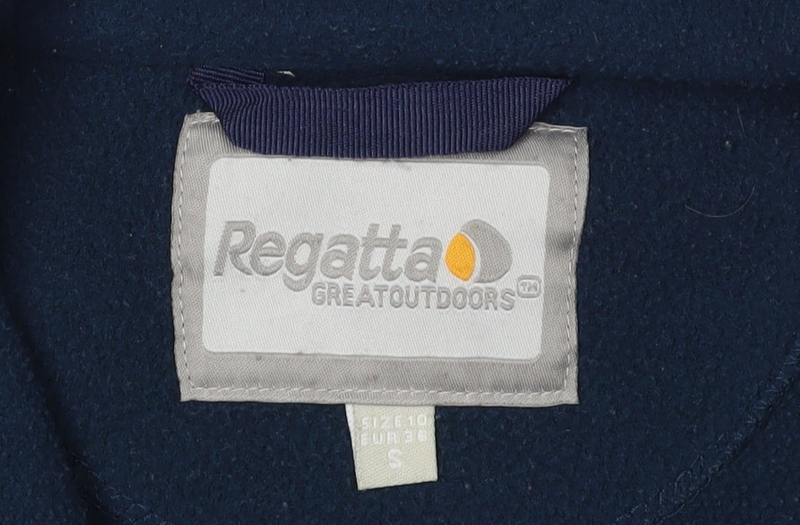 Regatta Women's Blue Fleece Jacket Size 10 Casual