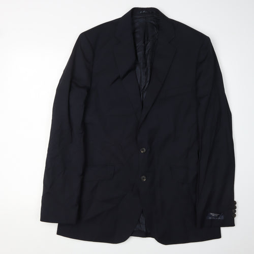 Jaeger Men's Black Blazer 42L