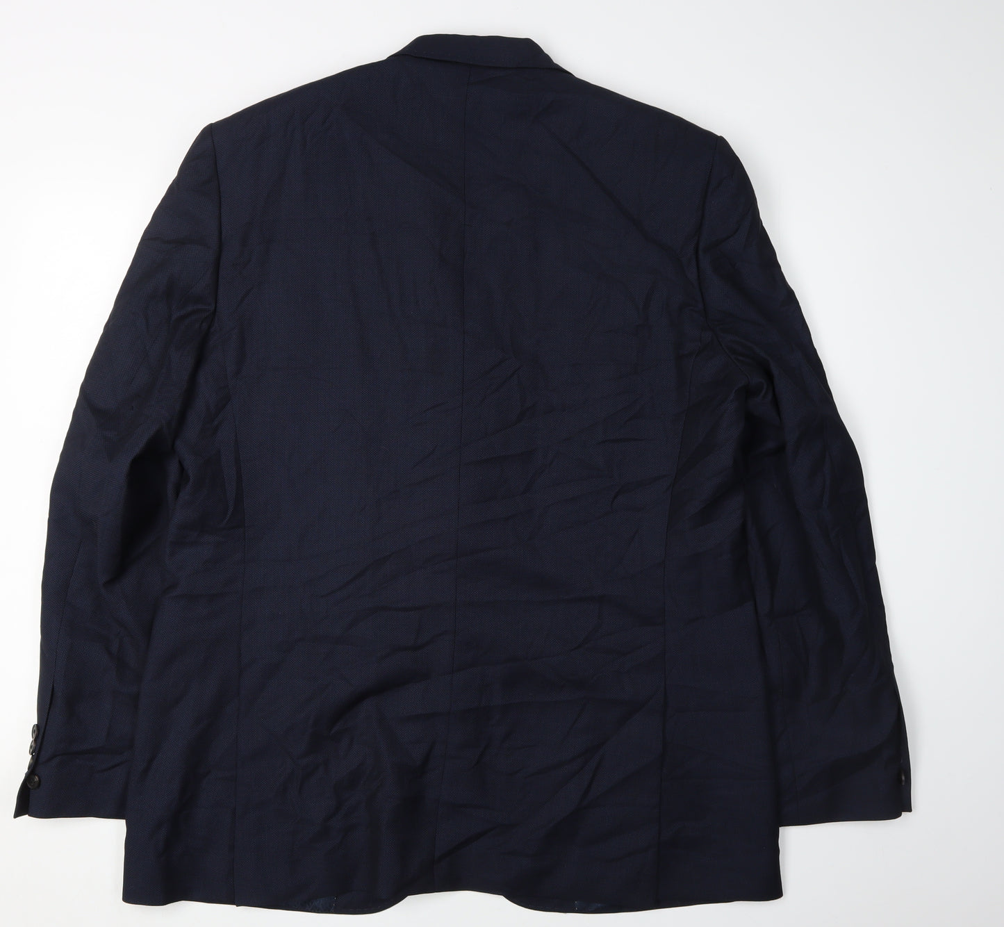 Jaeger Men's Blue 46L Blazer Long Classic Style