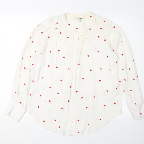 Whistles Women's White Tunic Blouse - UK 10
