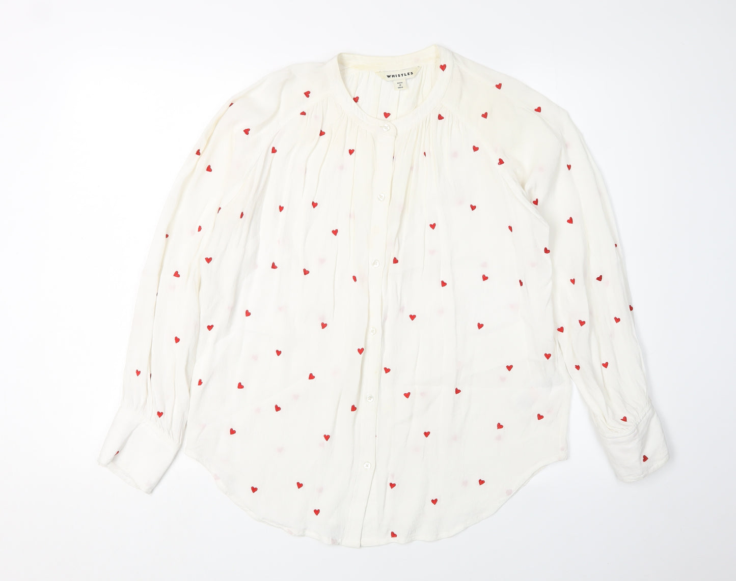 Whistles Women's White Tunic Blouse - UK 10