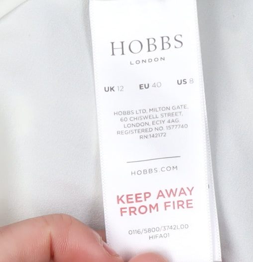 Hobbs Women's Multicoloured V-Neck Sheath Dress Size 12