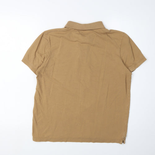 Jack & Jones Men's Brown Polo Shirt Size S