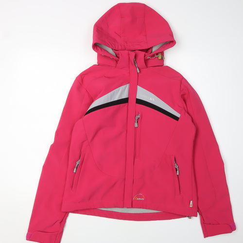 Trespass Women's Pink Soft Shell Hooded Jacket L