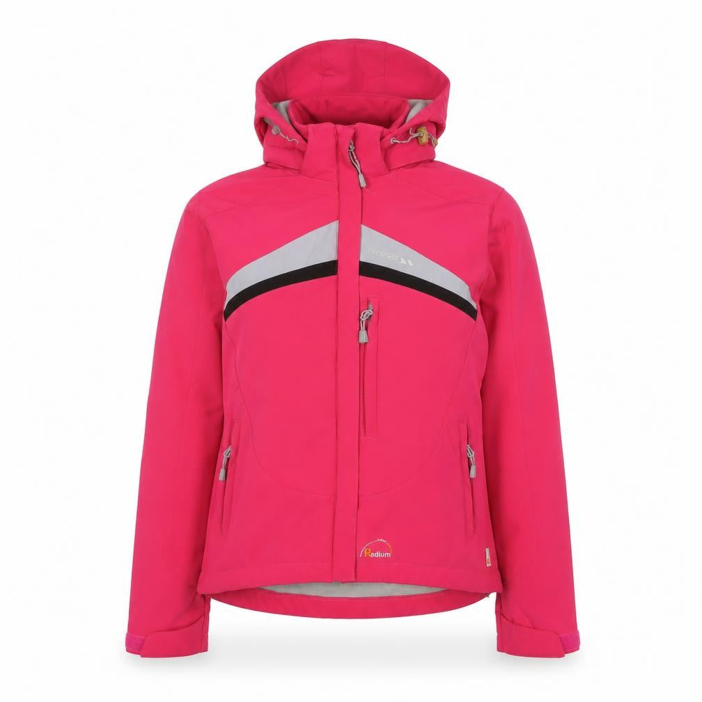 Trespass Women's Pink Soft Shell Hooded Jacket L