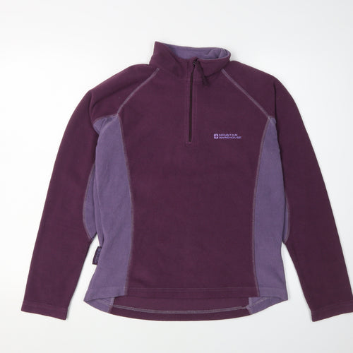 Mountain Warehouse Women's Purple Fleece Pullover Size 8