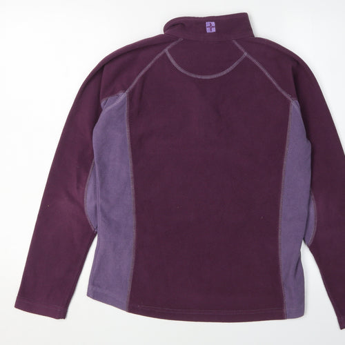 Mountain Warehouse Women's Purple Fleece Pullover Size 8
