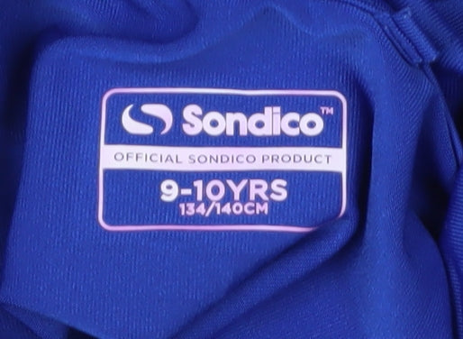 Sondico Boys Blue Long Sleeve Mock Neck Pullover Top