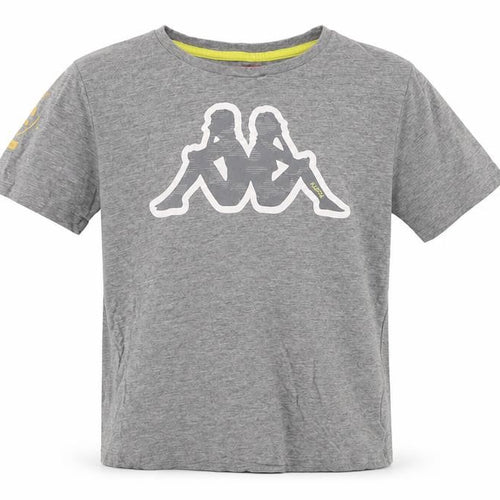 Kappa Boys Grey Logo T-Shirt 10 Years Regular Fit Casual