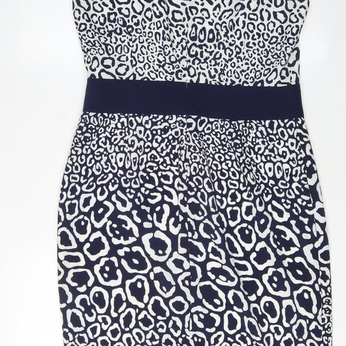 Jaeger Women's Multicoloured Sheath Dress Size 12