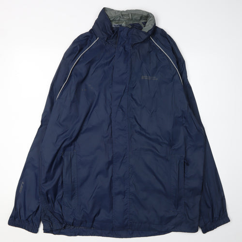 Mountain Warehouse Men's Blue Windbreaker Jacket L
