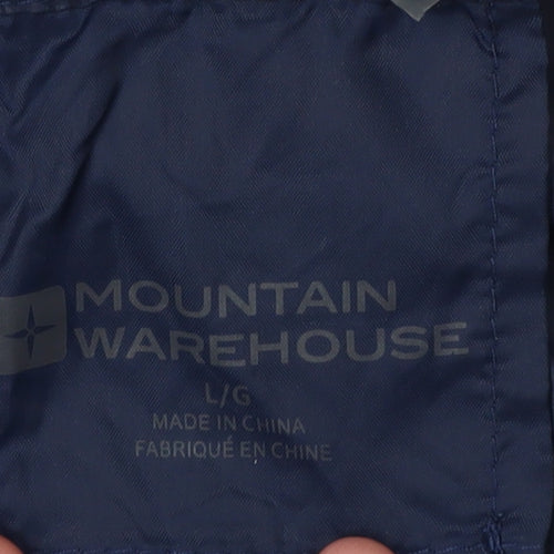 Mountain Warehouse Men's Blue Windbreaker Jacket L