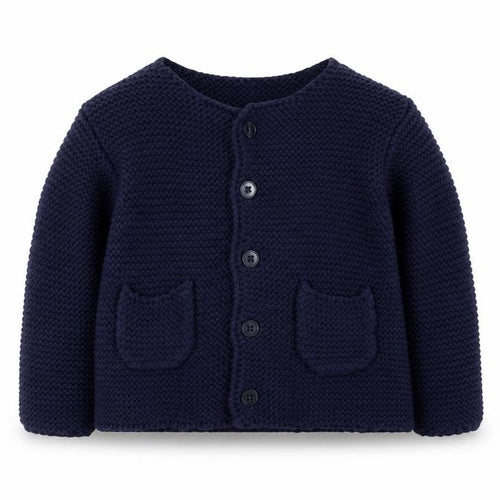 Jasper Conran Junior Girls Blue Knit Cardigan, 3-6 Months